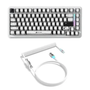 ATTACK SHARK X82PRO HE Magnetic Keyboard With C01Ultra RGB Coiled Cable COMIC