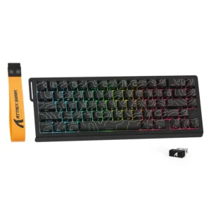 ATTACK SHARK X68PRO HE Wireless Rapid Trigger Keyboard Magnetic Switch BLACK