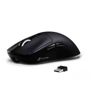 ATTACK SHARK X3 Wireless Gaming Mouse PAW3395 Superlight BLACK